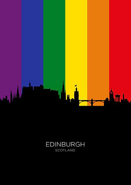 Edinburgh Scotland Skyline