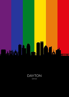Dayton Ohio Skyline