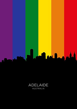 Adelaide Australia Skyline