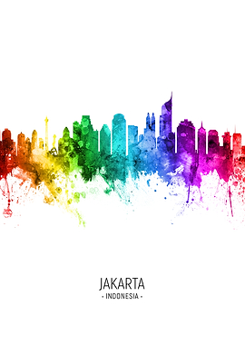 Jakarta Indonesia Skyline