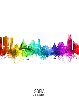 Sofia Bulgaria Skyline