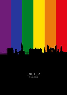 Exeter England Skyline