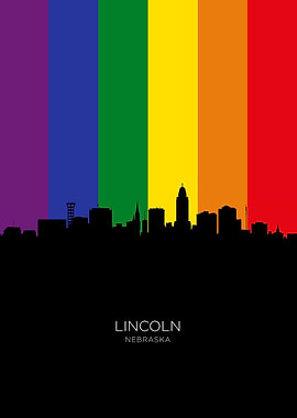 Lincoln Nebraska Skyline