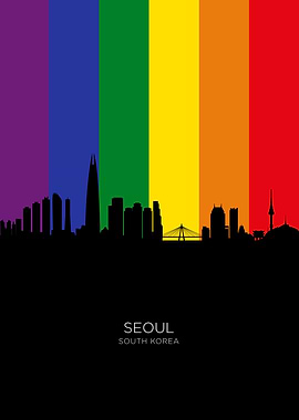 Seoul South Korea Skyline