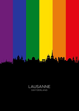 Lausanne Skyline