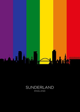 Sunderland England Skyline