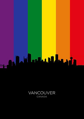 Vancouver Canada Skyline