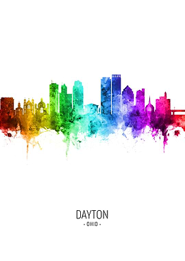 Dayton Ohio Skyline
