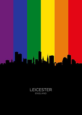 Leicester England Skyline