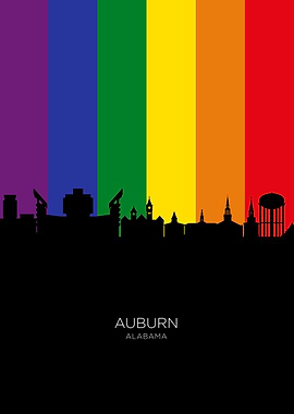 Auburn Alabama Skyline