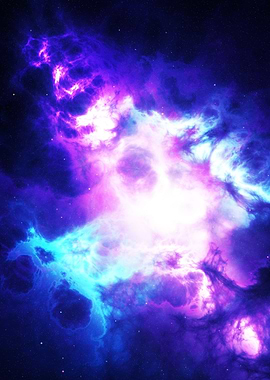 Blue Purple Nebula