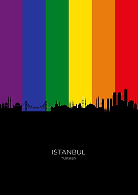 Istanbul Turkey Skyline