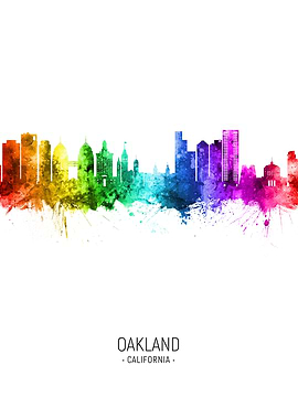 Oakland California Skyline