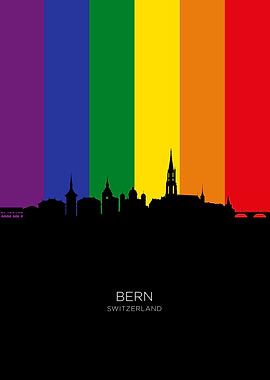 Bern Switzerland Skyline