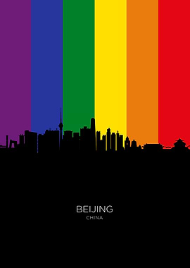 Beijing China Skyline