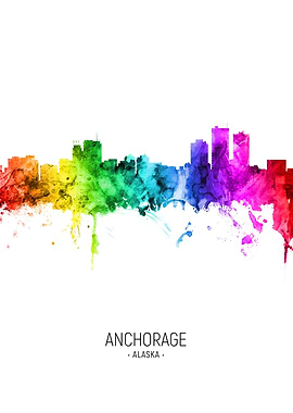 Anchorage Alaska Skyline