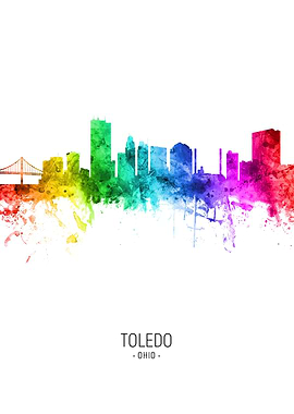 Toledo Ohio Skyline