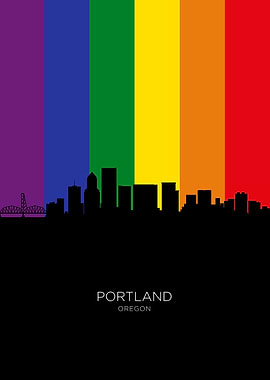 Portland Oregon Skyline