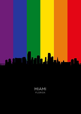 Miami Florida Skyline