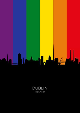 Dublin Ireland Skyline