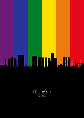 Tel Aviv Israel Skyline