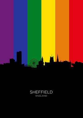 Sheffield England Skyline