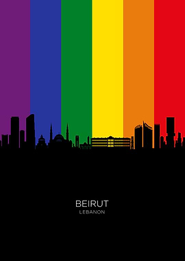 Beirut Lebanon Skyline