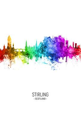 Stirling Scotland Skyline