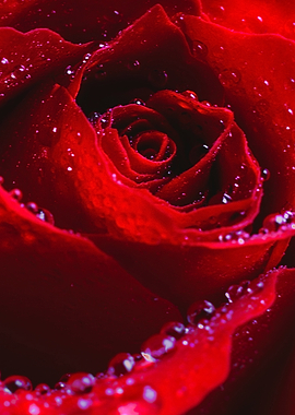 red rose close up