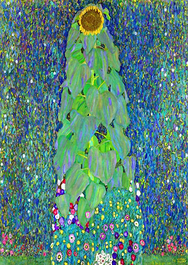 Gustav Klimt Sunflower