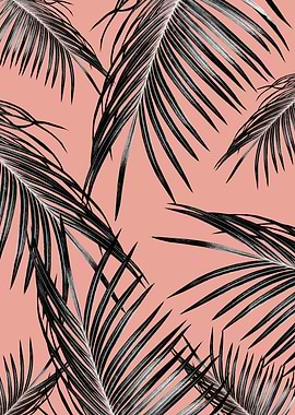 Black Palm Leaves Dream 5
