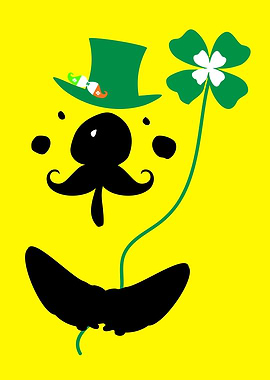 Panda bear clover leaf