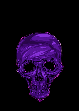 Purple skull