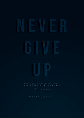 Never Give Up