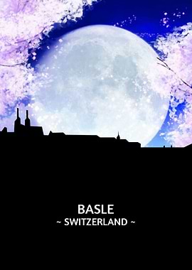 Basle Switzerland Skyline