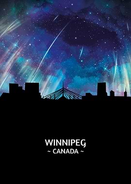 Winnipeg Canada Skyline