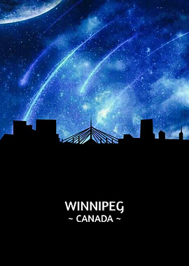 Winnipeg Canada Skyline