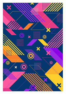 Colourful Geometric Art