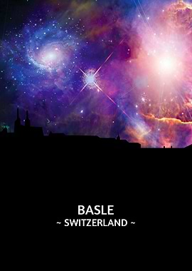 Basle Switzerland Skyline