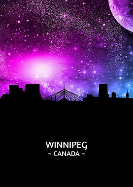 Winnipeg Canada Skyline