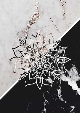 Yin Yang Mandala Marble 1