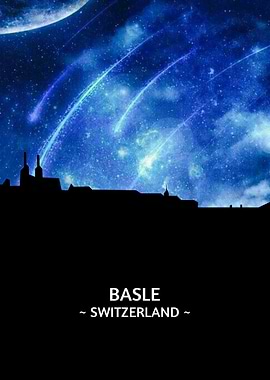 Basle Switzerland Skyline