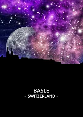 Basle Switzerland Skyline