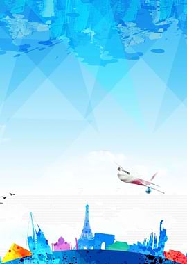 Travel Cities Airplane