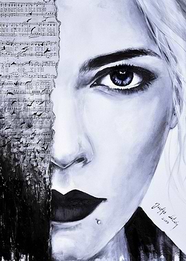 BNW Portrait Birds Minimal