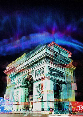 Glitch Arc Of Triumph