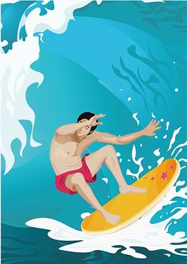 Surfing Surf on the sea