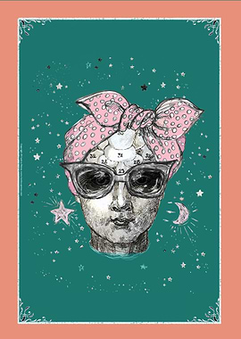 Phrenology + head scarf