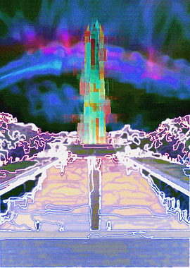 Glitch Washington Memorial