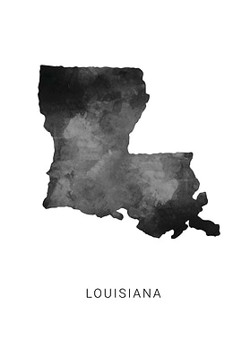 Louisiana state map
